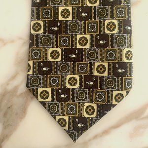 Master Man Novelty Duck Tie with Medallions - NWOT